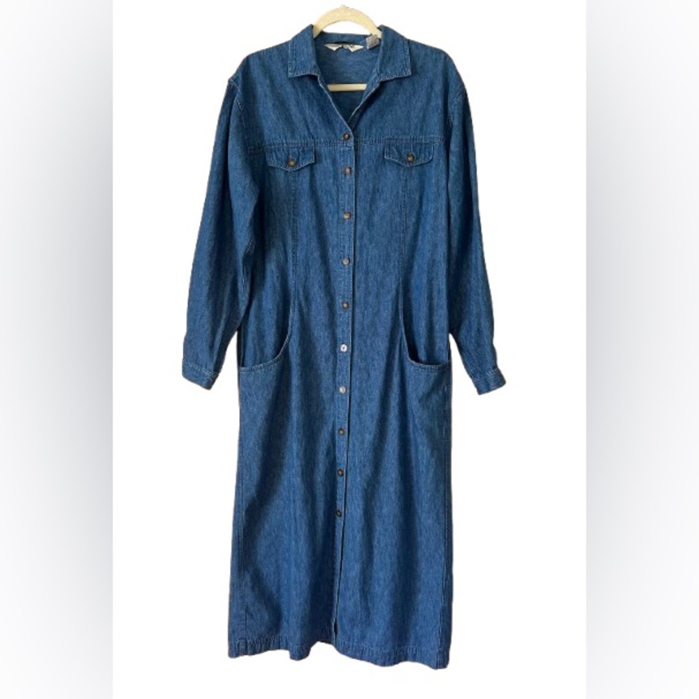 Eddie Bauer Denim Duster/Dress